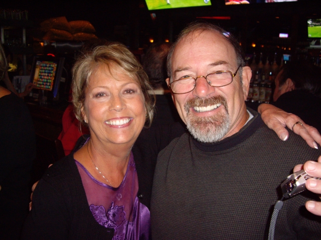 Kerry DeBose (Galvin) and Steve McCormick, Friday night at Mr Joes Bar night before.